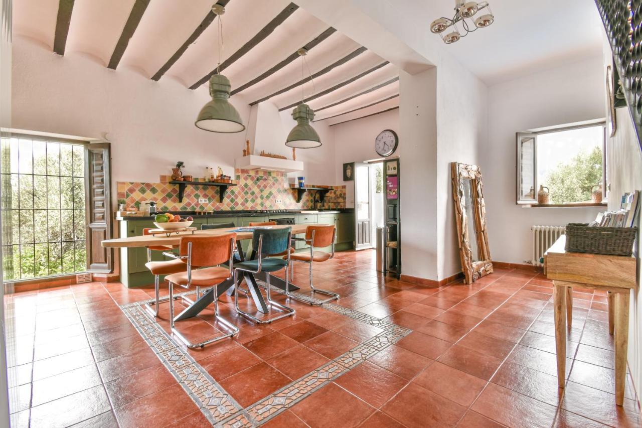 Casa Sol Y Aire - Vakantievilla In Dorp Met Prive Zwembad Pinos del Valle Kültér fotó